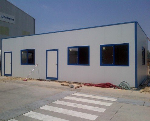 oficinas modulares con estructura oculta