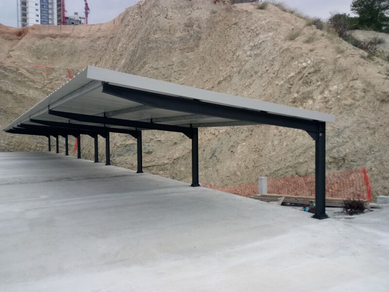 Marquesinas de aparcamiento y techos de parking para coches