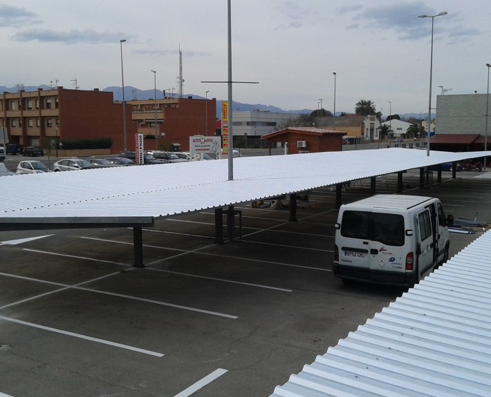 Fabricante marquesinas de aparcamiento para coches - Europa Prefabri