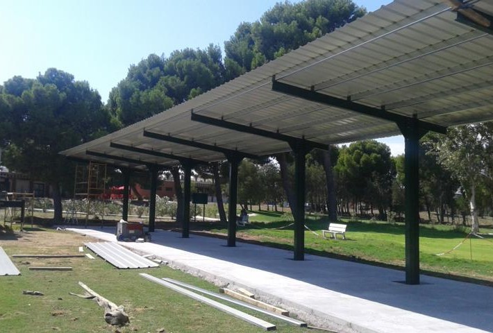 Europa Prefabri - Marquesinas metalicas aparcamiento