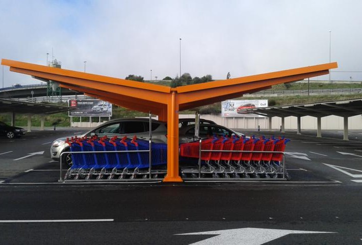 Cubiertas metalicas para aparcamiento