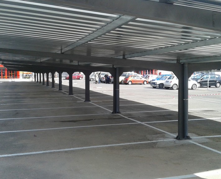 Fabricante marquesinas de aparcamiento para coches - Europa Prefabri