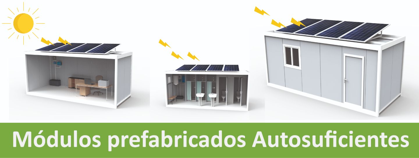 Módulos con paneles solares