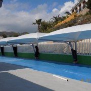 Carport textile pour parking