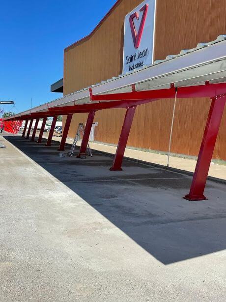 Marquesinas de aparcamiento fotovoltaicas