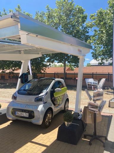 Marquesinas de aparcamiento fotovoltaicas