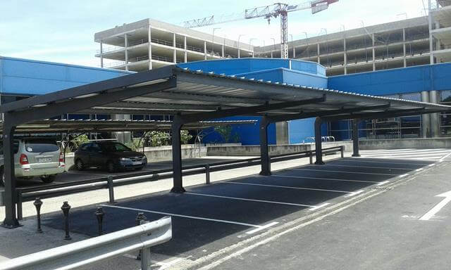 Marquesinas de parking en aeropuerto Madrid-Barajas nueva adjudicación 01 Marquesinas de parking en aeropuerto Madrid-Barajas nueva adjudicacion 01