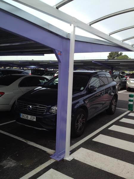Marquesinas de parking en aeropuerto Madrid-Barajas nueva adjudicación 20 Marquesinas de parking en aeropuerto Madrid-Barajas nueva adjudicacion 20