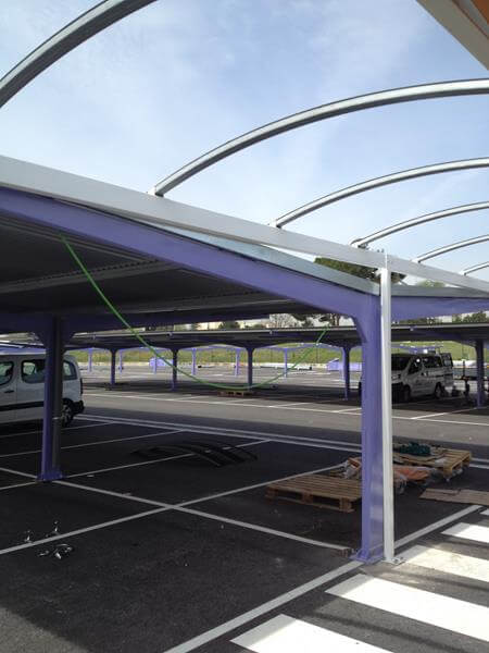 Marquesinas de parking en aeropuerto Madrid-Barajas nueva adjudicación 21 Marquesinas de parking en aeropuerto Madrid-Barajas nueva adjudicacion 21