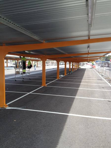 Marquesinas de parking en aeropuerto Madrid-Barajas nueva adjudicación 22 Marquesinas de parking en aeropuerto Madrid-Barajas nueva adjudicacion 22