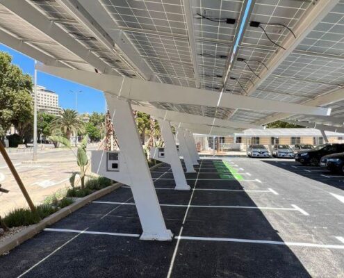 Marquesinas de aparcamiento fotovoltaicas