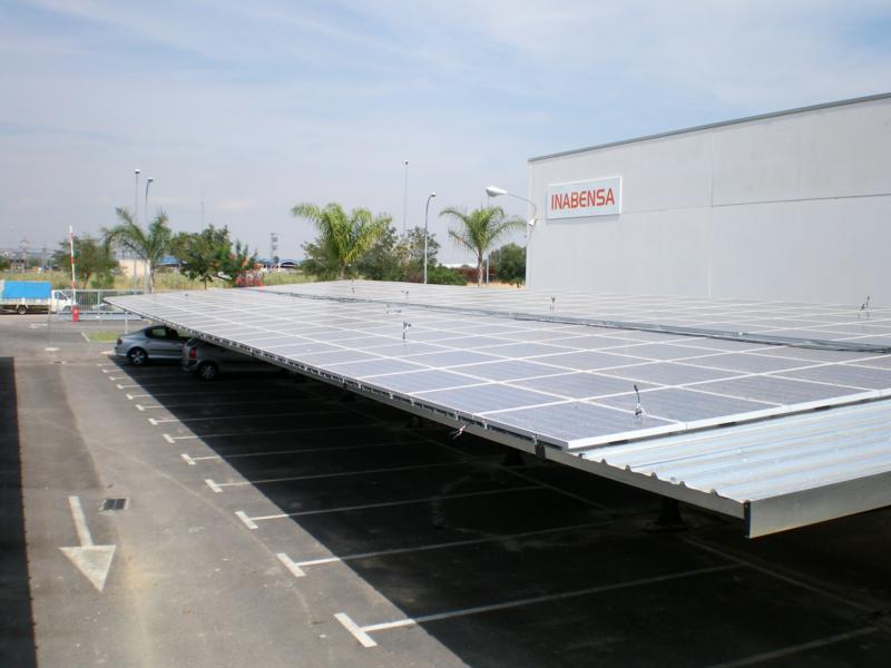 marquesina fotovoltaica