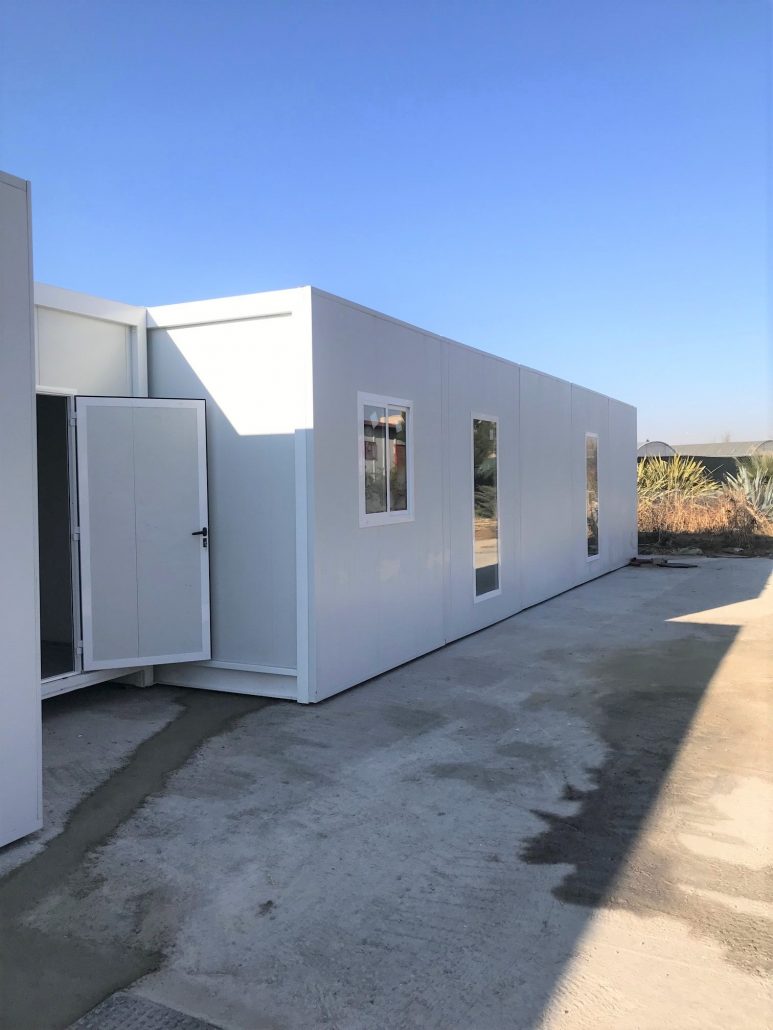 construcción modular albergue