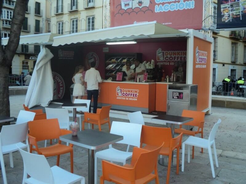 kiosco de comidas prefabricado para eventos