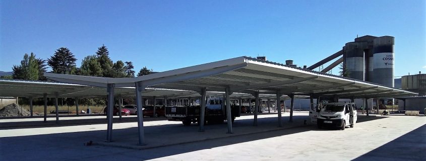 marquesina aparcamiento