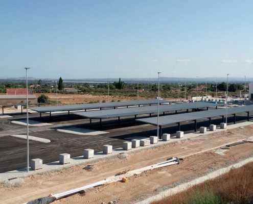 marquesinas de aparcamiento para la estacion del ave de elche 10