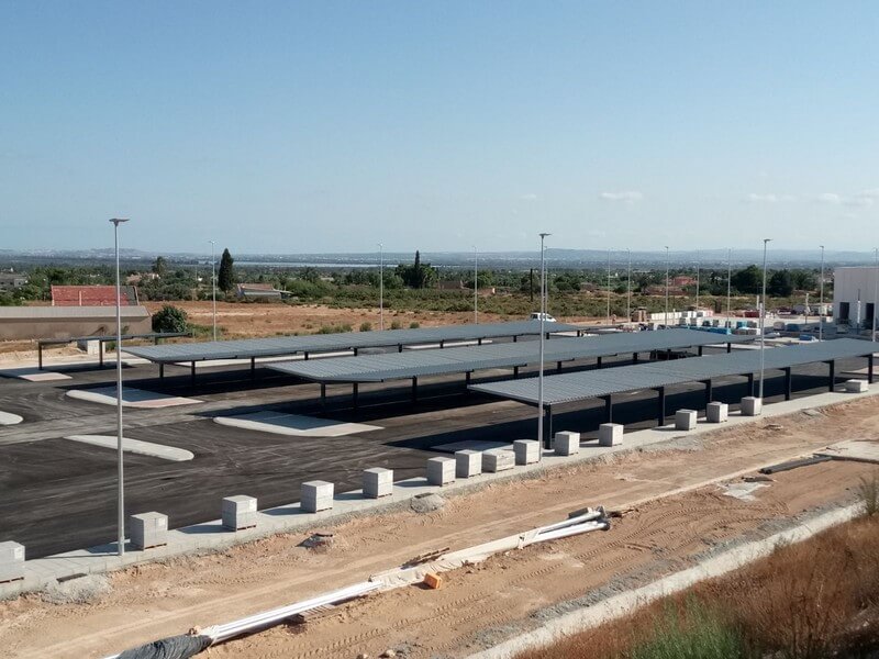 marquesinas de aparcamiento para la estacion del ave de elche 10