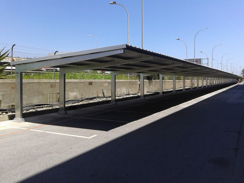 metal parking canopies