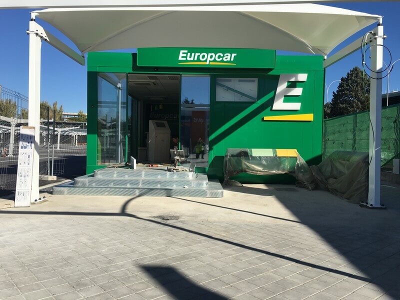 parking shade europcar