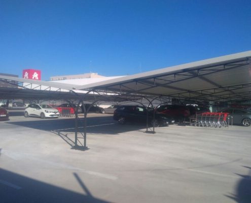 marquesinas de parking para un centro comercial en alcorcon 04