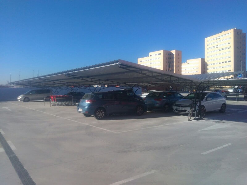 marquesinas de parking para un centro comercial en alcorcon 05