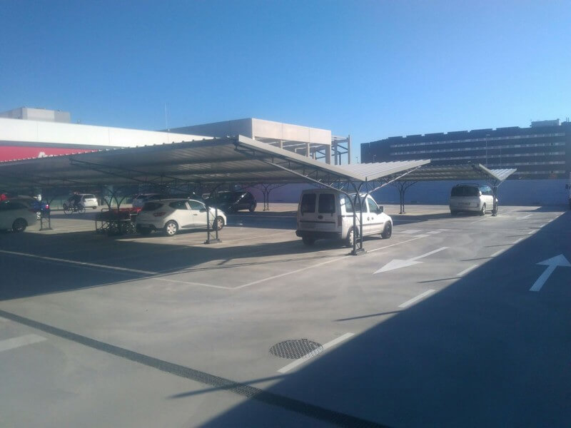 marquesinas de parking para un centro comercial en alcorcon 07