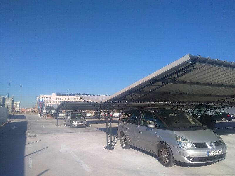 marquesinas de parking para un centro comercial en alcorcon 10