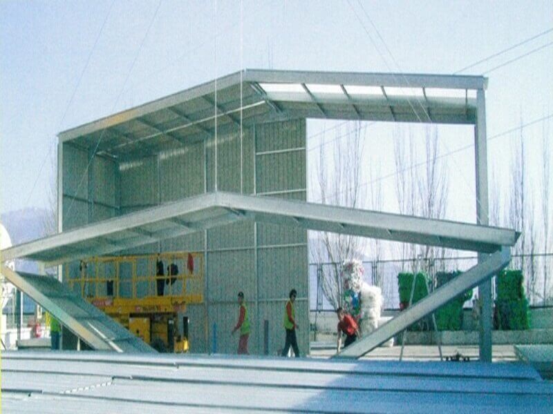 prefabricated foldable warehouse