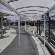 pedestrian walkway canopy