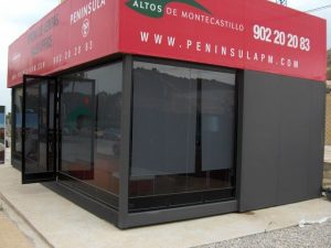 bureaux de ventes modulaires