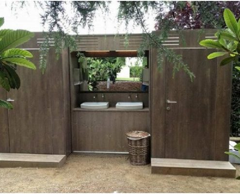 luxurious portable toilets