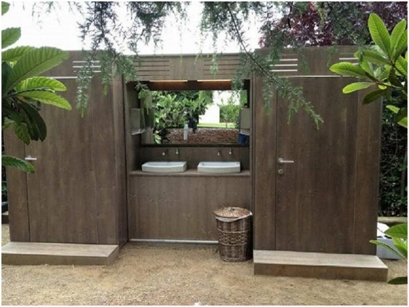 luxurious portable toilets