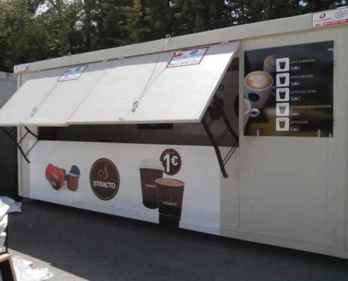 vinarock - alquiler de modulos de kioscos de comida prefabricados para festivales y espectaculos